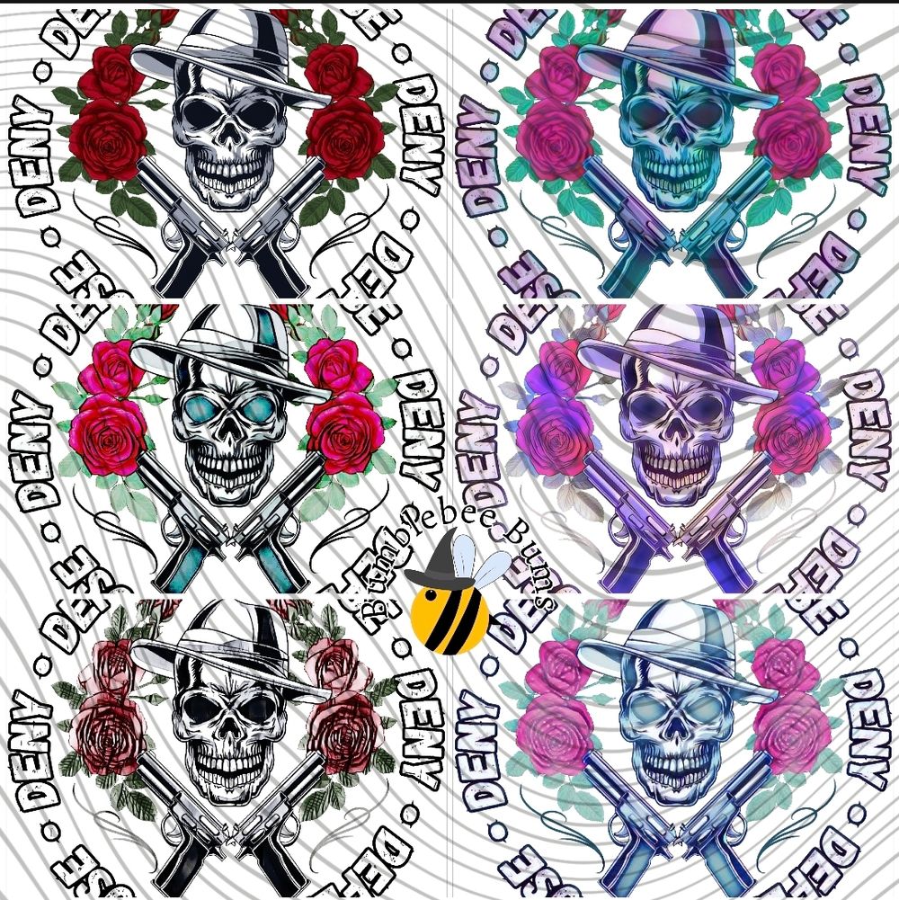Deny Defend Depose Sticker 6 pack